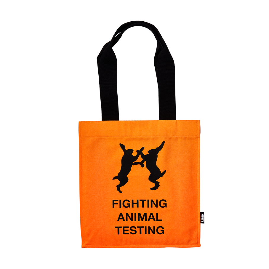 Fighting Animal Testing -  Orange Tote Bag - Each