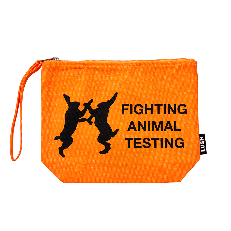 Fighting Animal Testing - Orange Pouch - Each