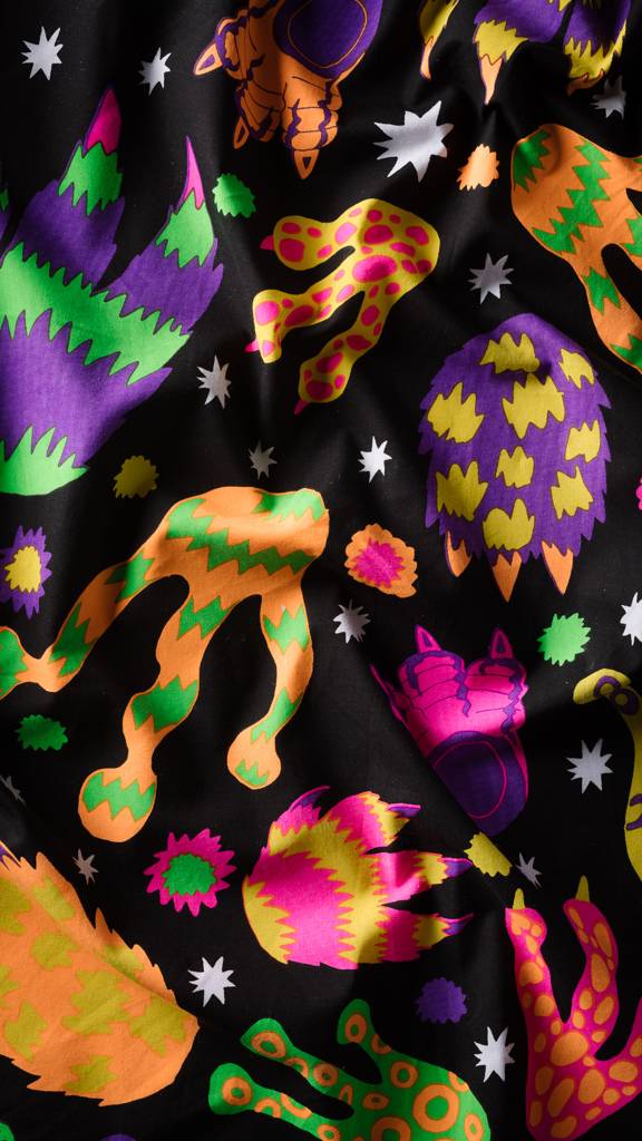 Hairy Monster Feet - 70cm x 70cm