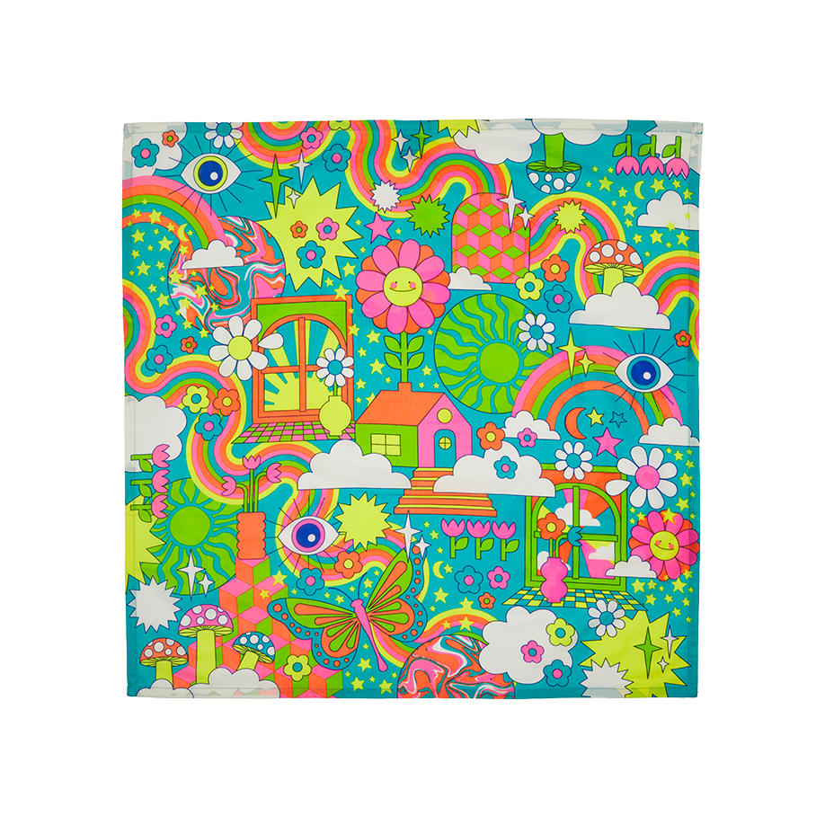 Joyous Springtime Knot Wrap - 70cm x 70cm